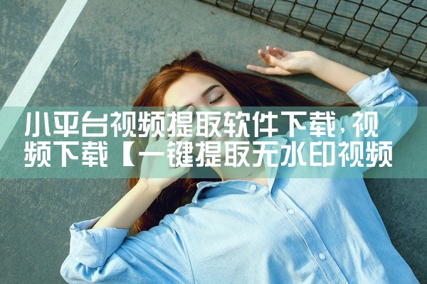 小平台视频提取软件下载